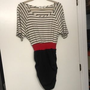 Red and black dress - women’s - juniors